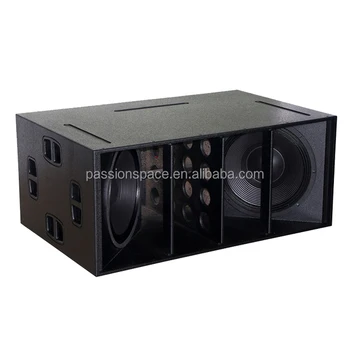 Big power sub DJ stage super bass box dual 18 inch subwoofer 18 inch 6000 W pa speaker powerful subwoofer for outdoor