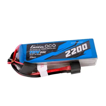 Gens Ace 2200mAh 3S 11.1V 25C Digital G-Tech Lipo Battery Pack with EC3 Deans XT60 Adapter for RC Planes