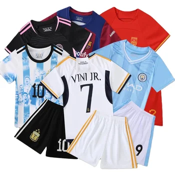 Wholesale bulk camisas de futebol thailand soccer jerseys  camisas tailandesas soccer shirts taquetes de futbol kids kit jersey