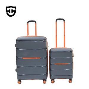 PP Waterproof Hard Case Cheap Trolley Travel Bags Luggage Sets 20/24/28 Inch With Combination Lock Suitcase on Wheels