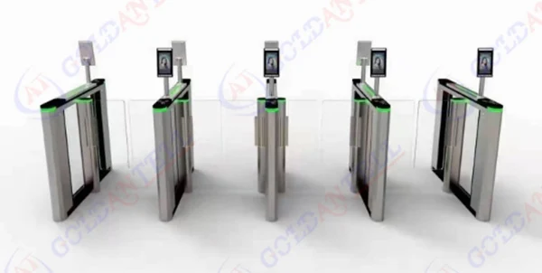 Smart Biometric Face Recognition Turnstile with RS485 TCP/IP Communication and 1-2 Year Warranty
