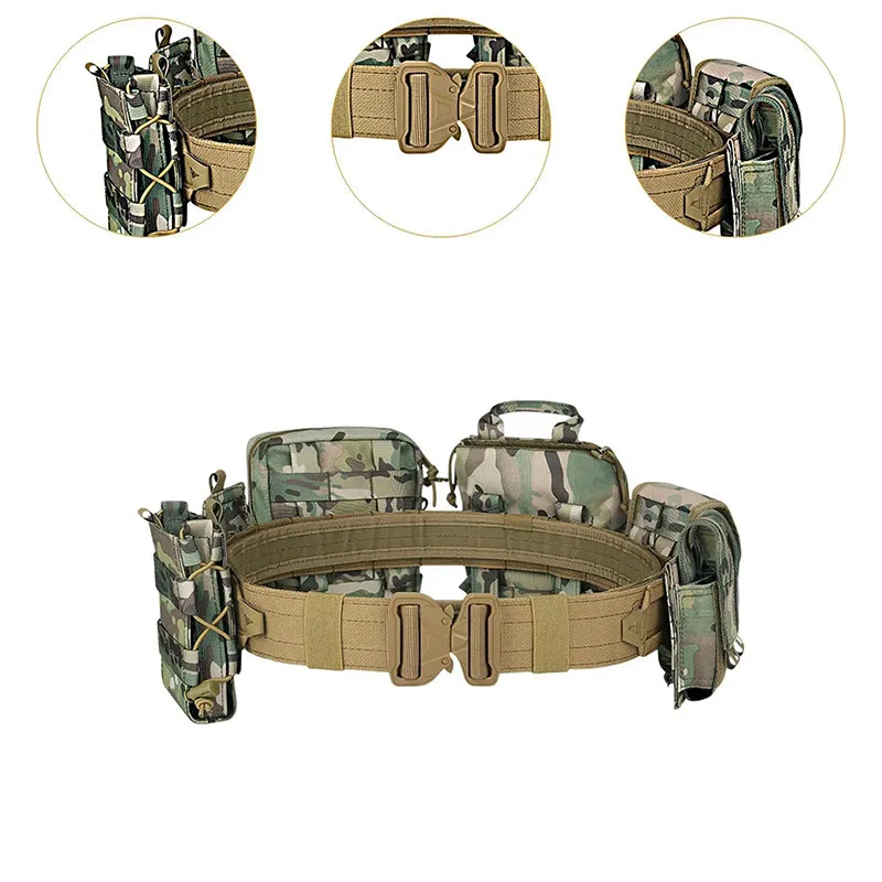 Outdoor Waist Pack Waist Pack Belt Bag Adults Adjustable Strap Utility Storage Bag for Hiking Gaming Hunting Tactical Belt