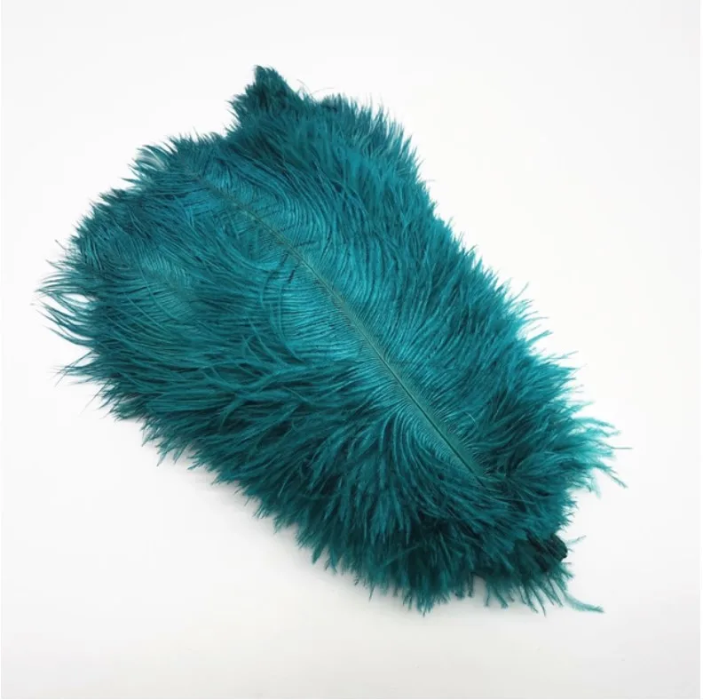 50pcs/lot Ostrich Long Drab 50-55cm 20-22in Colorful Cheap Bulk Turquoise Ostrich Feathers