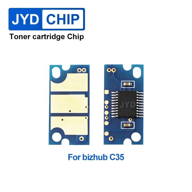 TNP22 Toner Reset Chip for Konica Minolta Bizhub C35 C35P IUP14 C25 Drum Printer Cartridge Chips