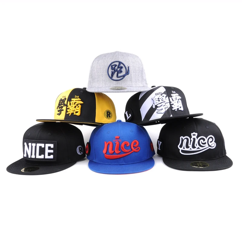 Wholesale customize cheap 3d embroidery Snap back cap/design your own snapback cap