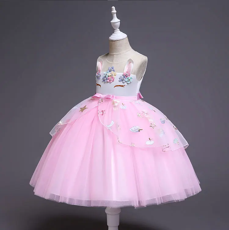 Cheap Wholesale Sleeveless Ball Gown 5 Years Old Unicorn Dresses Children Kids Unicorn Birthday Dress for Girls Birthday Party Cheap Wholesale Sleeveless Ball Gown 5 Years Old Unicorn Dresses Children Kids Unicorn Birthday Dress for Girls Birthday Party