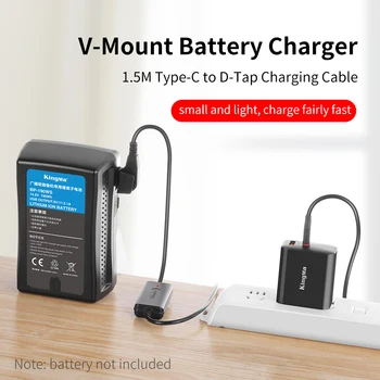 KingMa-Type-C to D-Tap V-mount Battery Charging Cable for Sony Camcorder Camera Battery Broadcast Camera Battery Fast Charge detail image