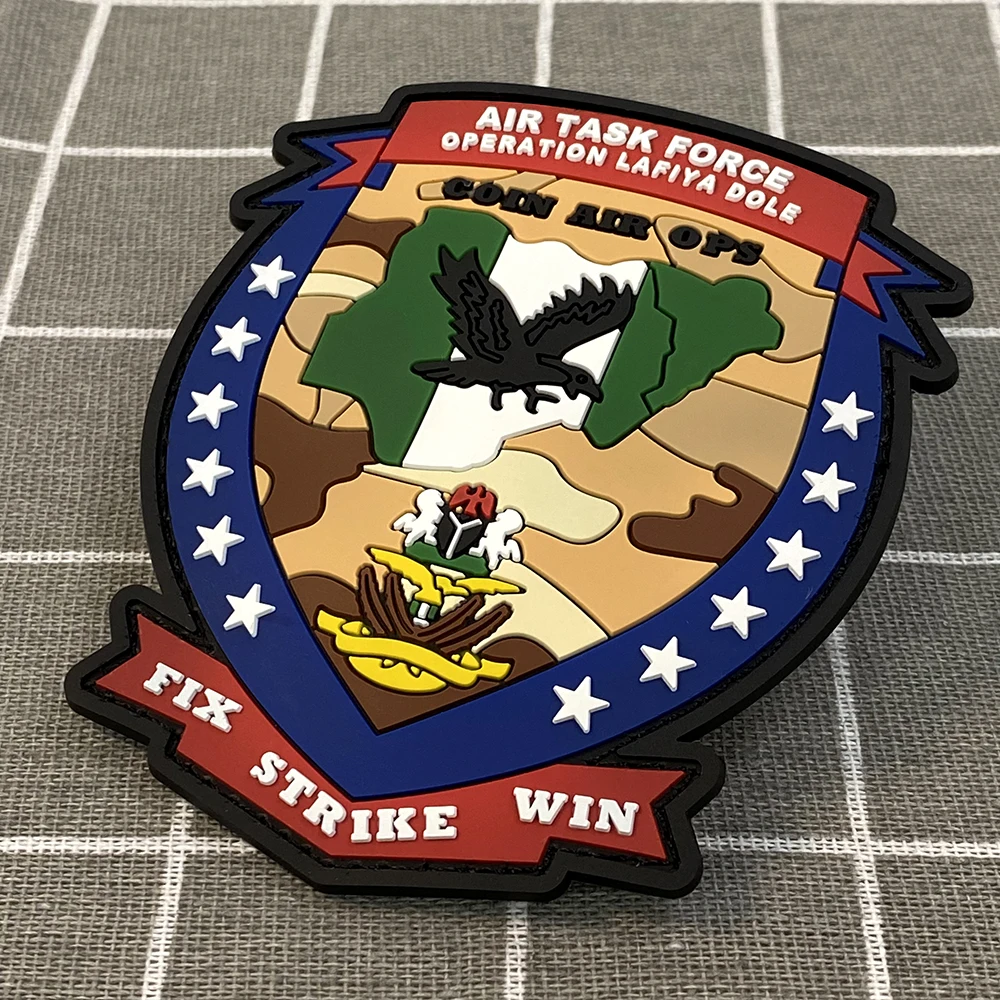 Custom Logo Rubber Iron on PVC Patch Badges Backpack Hat Hook Sewing Patches Soft Silicone 3D Embossed Rubber Patch for Garment