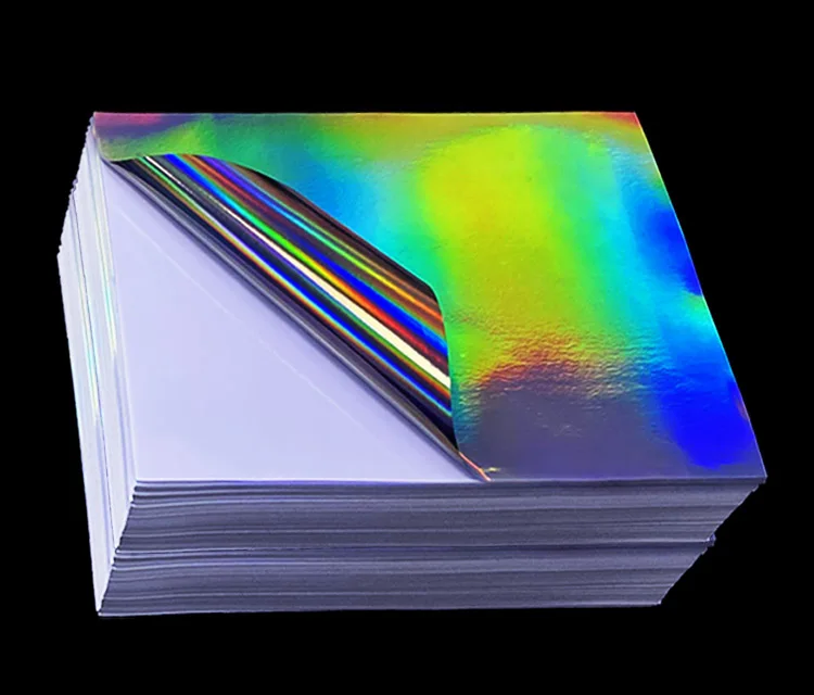 31 SHEETS HOLOGRAPHIC Sticker Paper Clear, A4 Vinyl Sticker Paper  Self-Adhesive $28.62 - PicClick AU