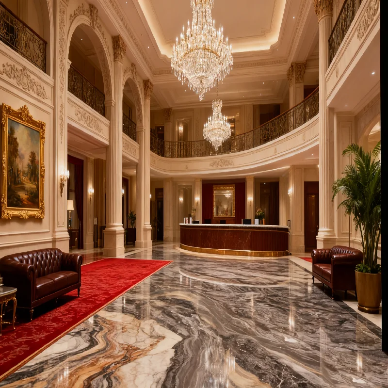 Natural Stone Venice Brown Granite Low Marble Modern Polished Table for Indoor Villa Floor Use