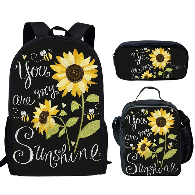 sunflower school backpack