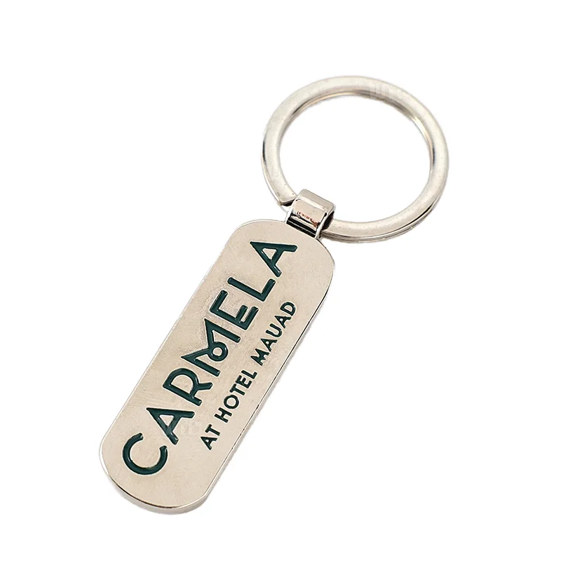 Wholesale Custom Soft Enamel 3d Alloy Metal Keychain Design Your Own Personalized Promotional Business Gifts Luxury Keyring