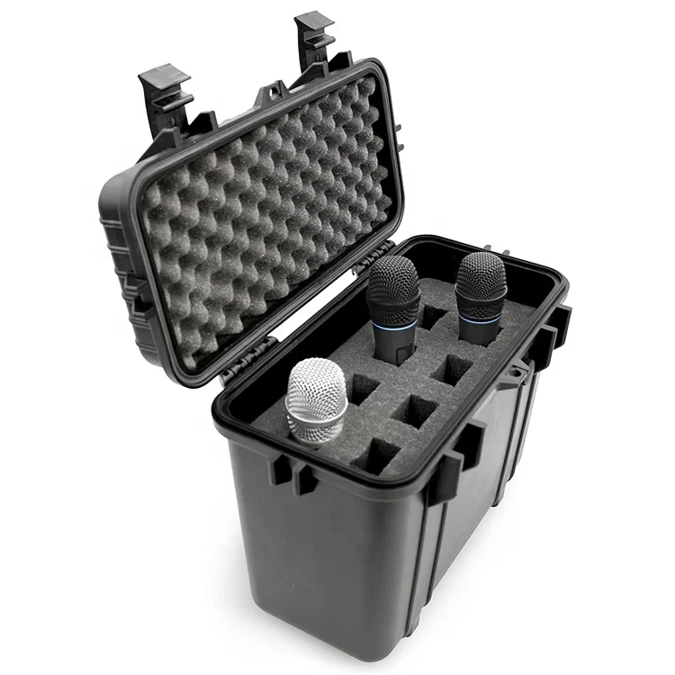 Prix usine GDT modèle 1430 Boîte de transport profonde de protection pour microphones et rangement d'outils Housse rigide