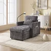 Gray + Chenille + 1 Seat
