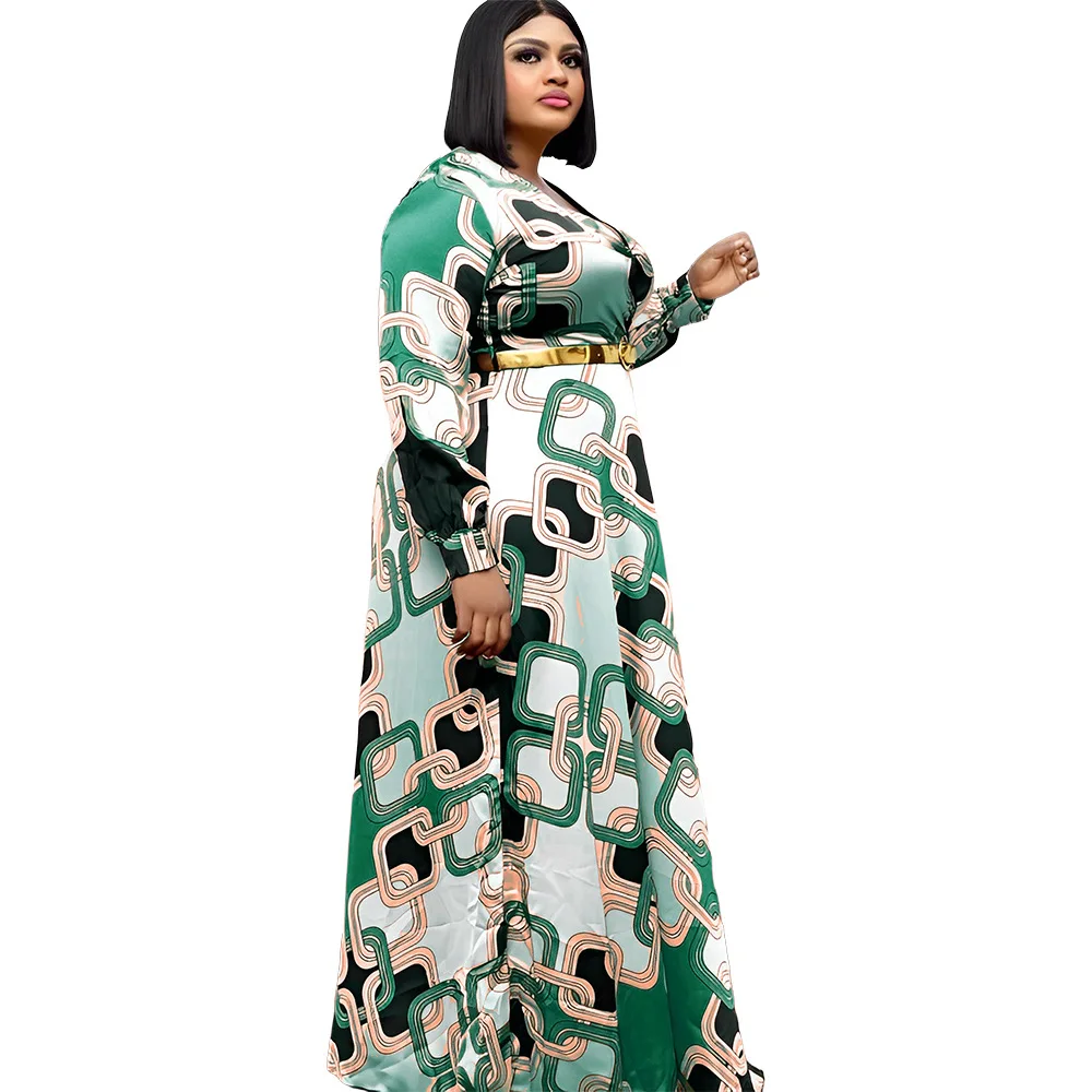Summer Plus Size Bouquet Dresses Fall/Winter Long Sleeve Plus Size Maxi Dresses For Curvy Women Summer Plus Size Bouquet Dresses Fall/Winter Long Sleeve Plus Size Maxi Dresses For Curvy Women