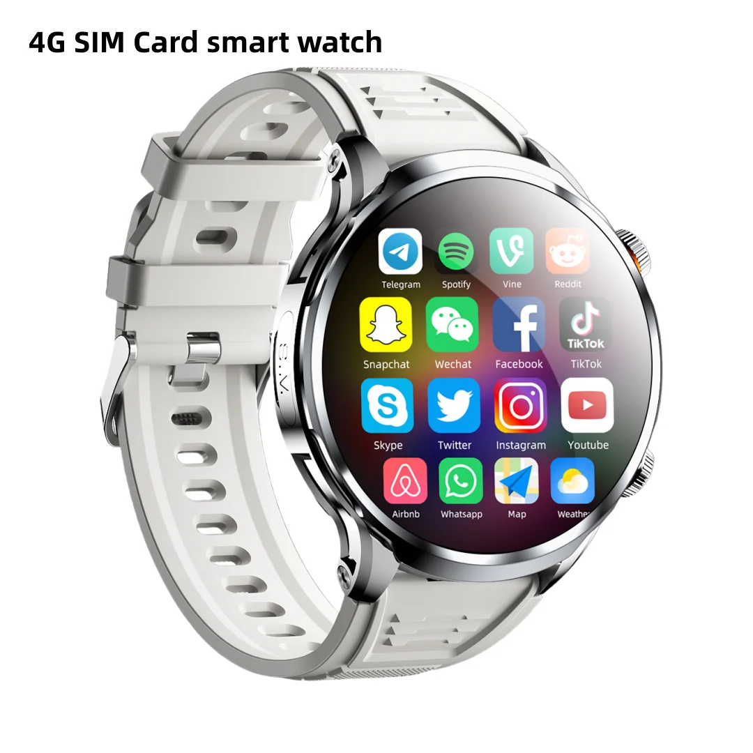 H18 Smart Watch 4G Sim Card HD Camera GPS Sport Tiktok Youtube 1100mAh Battery Relojes A aperçu 5