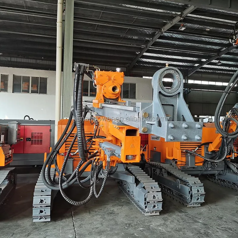 中国制造商履带式采矿机械zgyx-420t爆破钻孔机采矿凿岩机