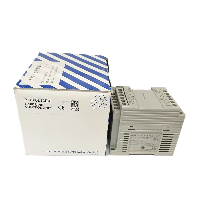 New Original AFPX0L14R-F PLC Controller, FP-X0 SeriesCompact relay output PLC of FP-X0 series for industrial logic control. Stable operation, easy programming and strong anti-interference.