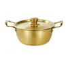 Gold with lid