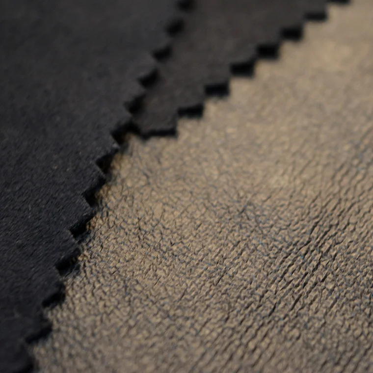 Бронзованная замшевая ткань из 100% полиэстера, сделано в Китае для обивки, кожаная замшевая ткань