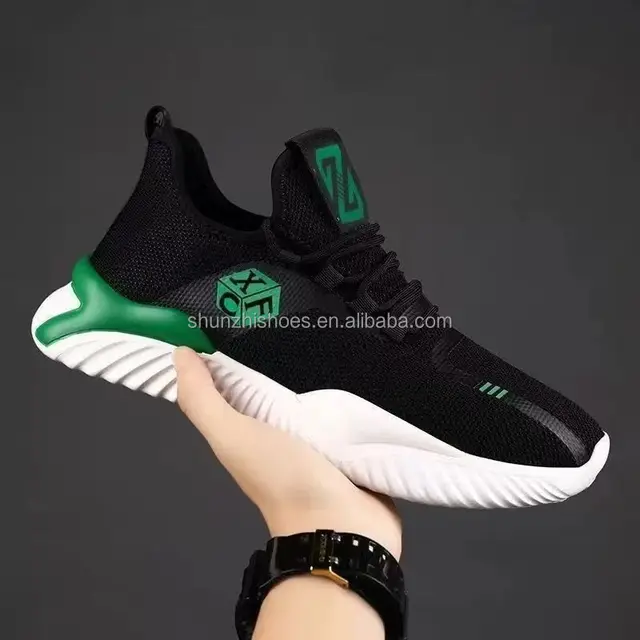 Low Price Henan Custom Mesh Breathable Light Weight Low MOQ in Stock Shoes Sport Sneakers for Men Running Shoe Men's Shoes