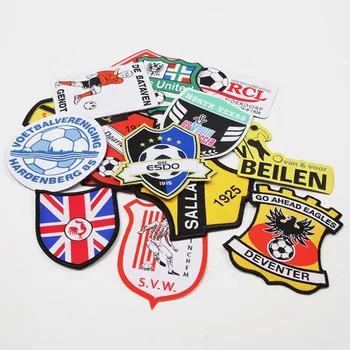 Jersey Emblem Badges Designer Custom Football Club Logo Woven Patches for  Soccer Sports Clothing - China Patches and Clothing Label price