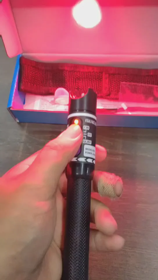 Optic Fiber Red Light Pen 10mw Visual Fault Locator 50km Vfl 30 Km