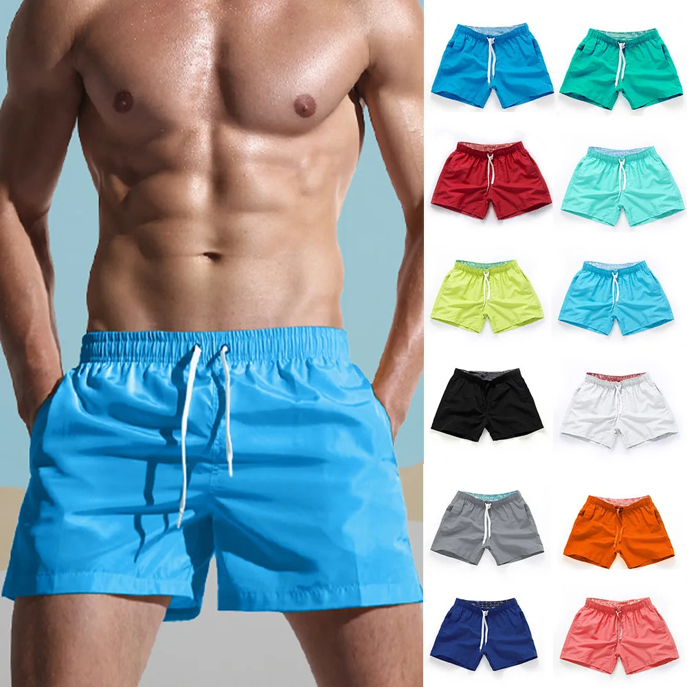 100% Polyester high quality summer beach shorts custom  men's shorts459_voghion.com