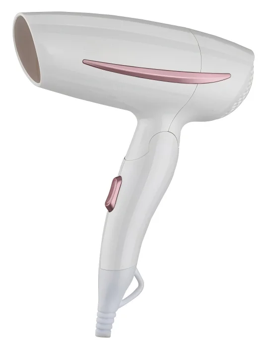 1200W 220-240V Dual Voltage Travel Hair Dryer with 1 Year Warranty Compact Foldable Handle for Salon and Home Use