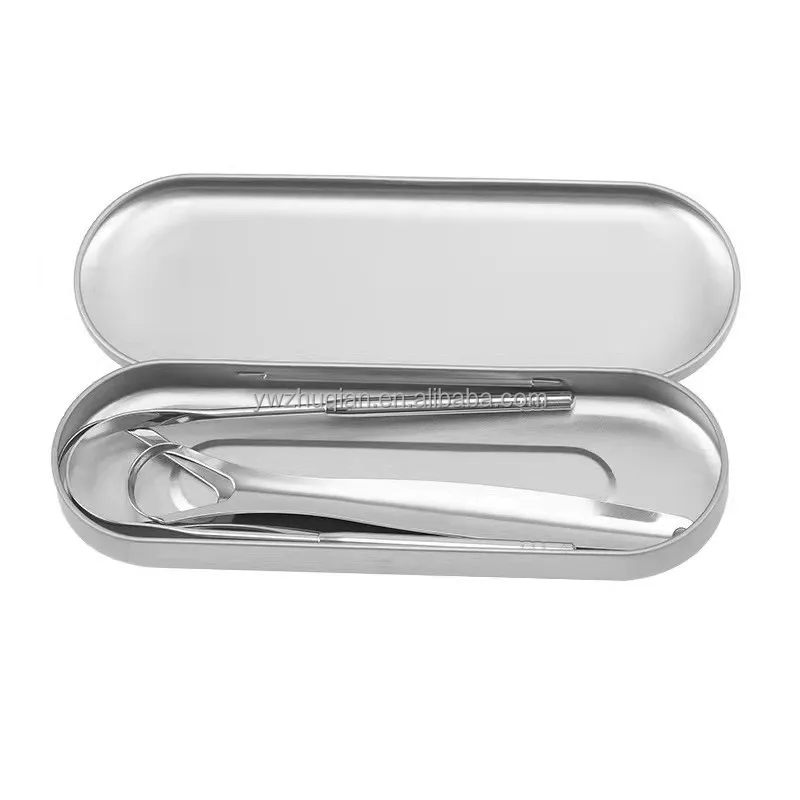 Oral Hygiene Care Tools Stainless Steel Tongue Scraper Tongue Cleaner