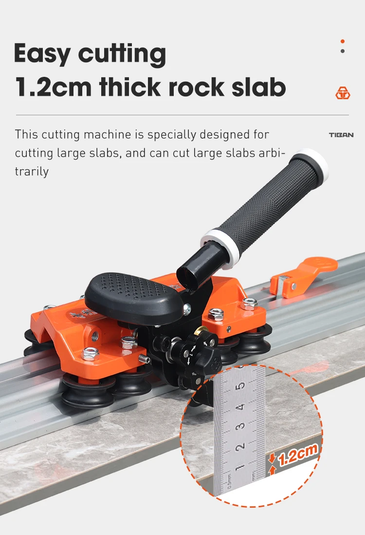 4000mm Manual Tile Cutter New Design With Rails Guide Large Format Tile