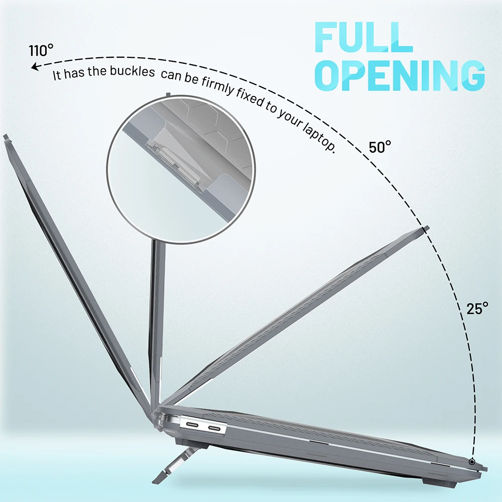 Новый Прочный жесткий пластиковый чехол с подставкой для MacBook Air 13 2018-2020 выпуска A2337