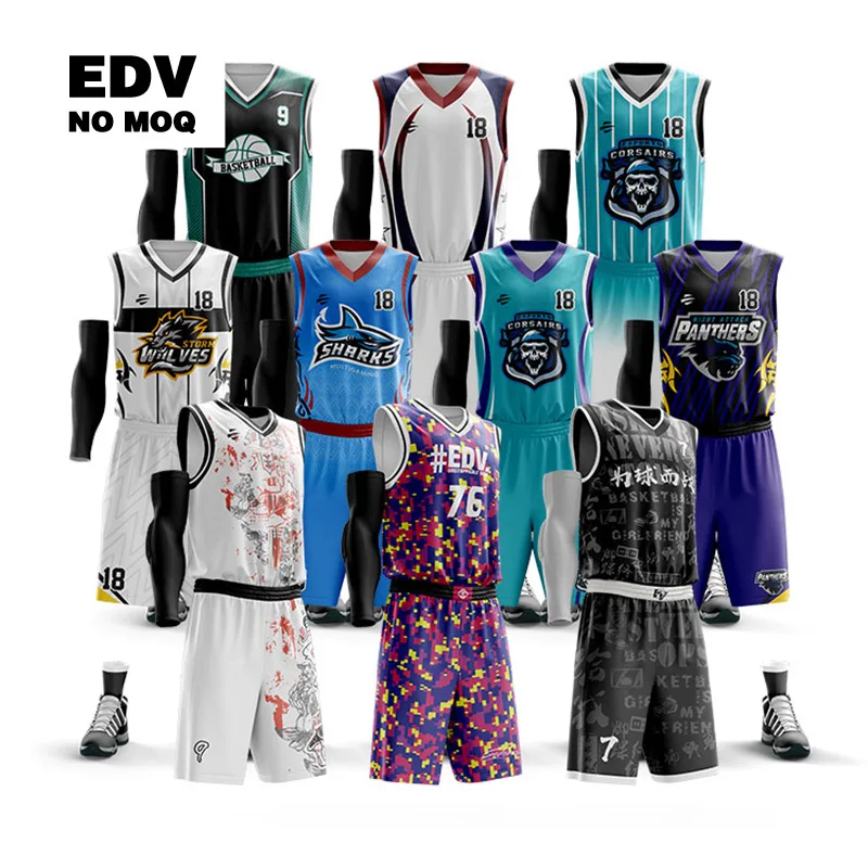 Source Free design basketball jersey custom color and pattern basketball  uniforms sublimation basketball wear on m.