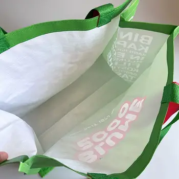 Eco Friendly Laminated pp Woven Reusable Customized Shopping Bag with logo  Print