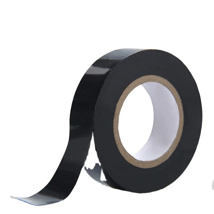 High Voltage Resistant PVC Vinyl Electrical Insulation Tape Flame Resistant Single Sided Masking Tape Pressure Sensitive Rubber