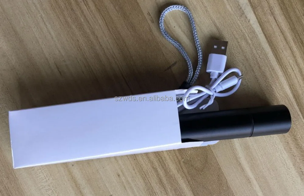 UV Wood's Lamp USB Rechargeable UV Flashlight Pet Skin Ringworm Fungal Diagnosis Skin Analyzer