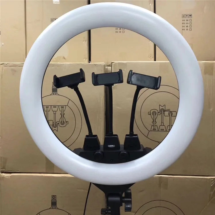 Anillo de luz LED de 18 pulgadas y 45cm con mando a distancia