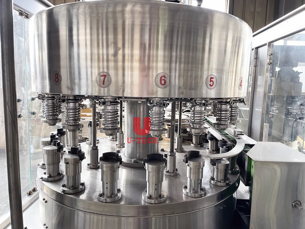 High technology small scale carbonated beverage juice energy drink beer wine aluminum tin can filling machine production line