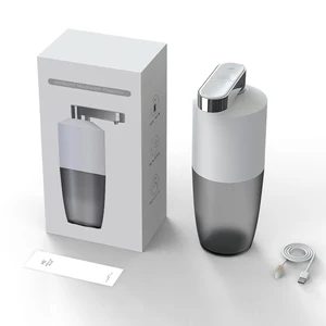 New Arrival Smart Automatic with Screen Display Touchless Refillable Rechargeable  Mouthwash Dispenser for Bathroom
