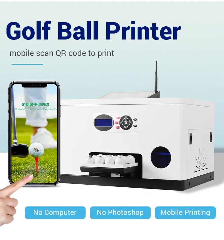 Refinecolor Wireless Golf Ball Printer 2023 New Printing Technology