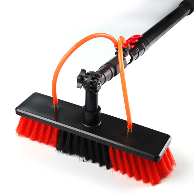 Extentool 9m Telescopic Water Fed Poles Brush for Solar Panel Wash Cleaning System Equipment