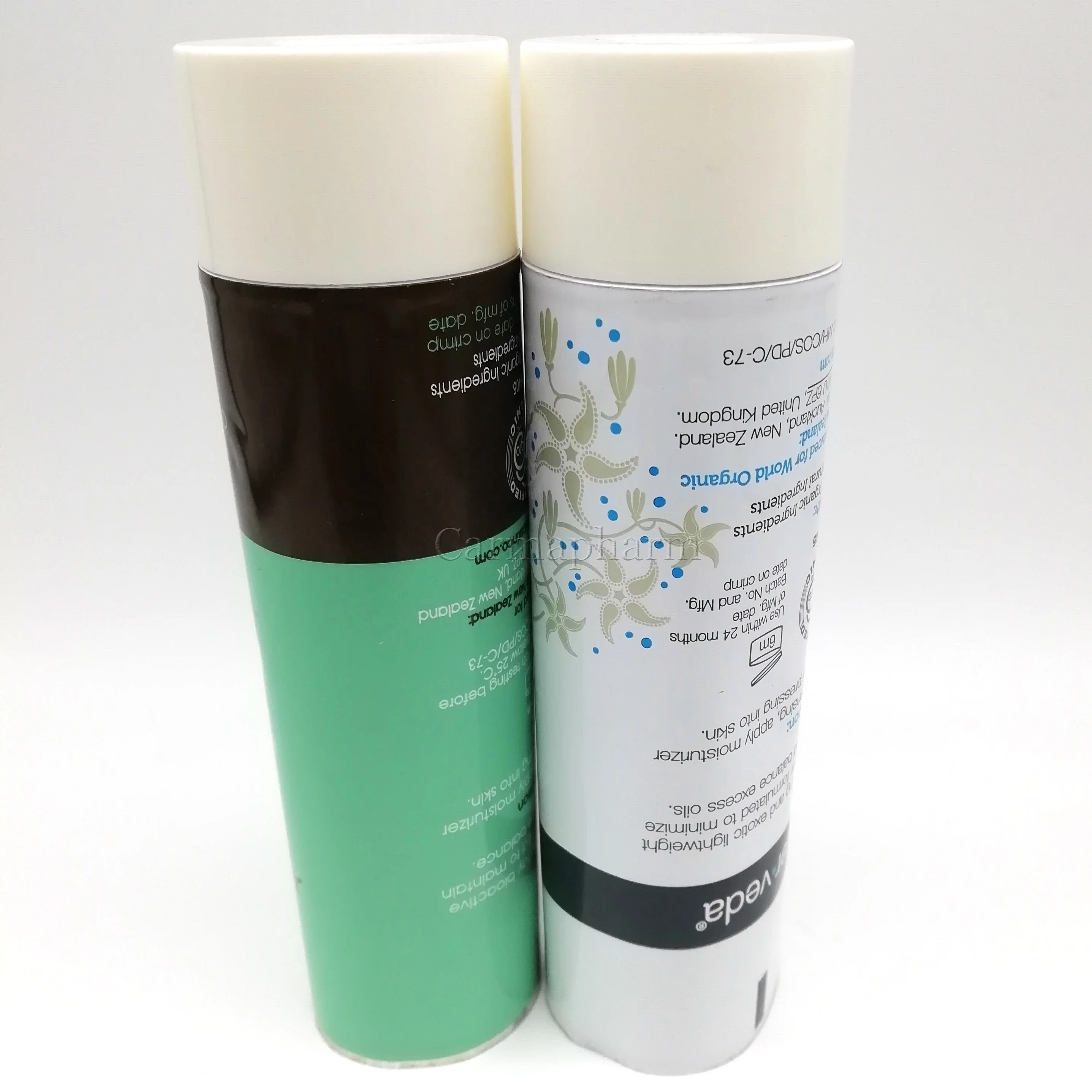 Красочная Косметическая пустая алюминиевая Colapsible трубка для крема