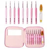 conjunto de gancho rosa