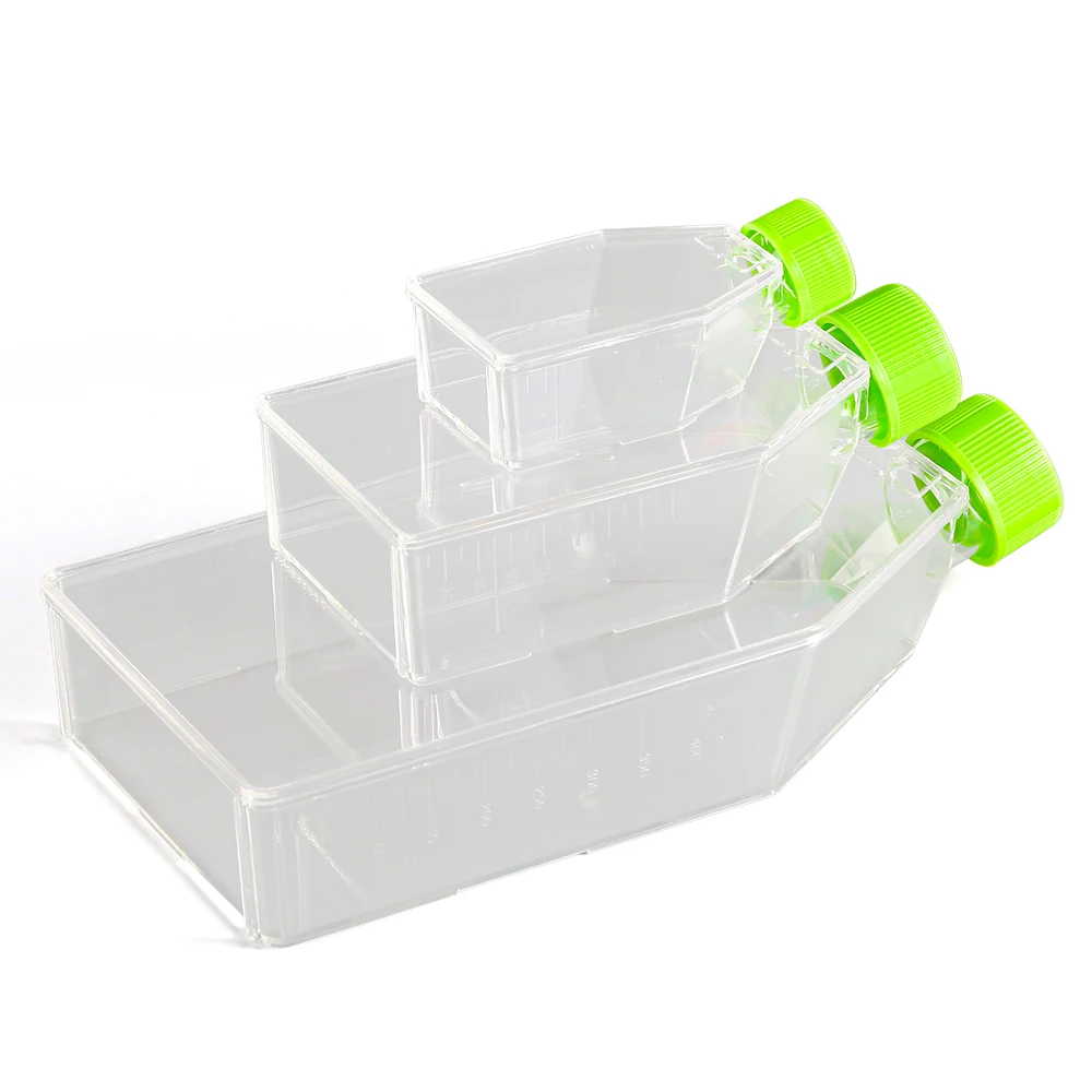 Производитель лабораторная суспензионная пластиковая колба для культивирования клеток 50 мл 250