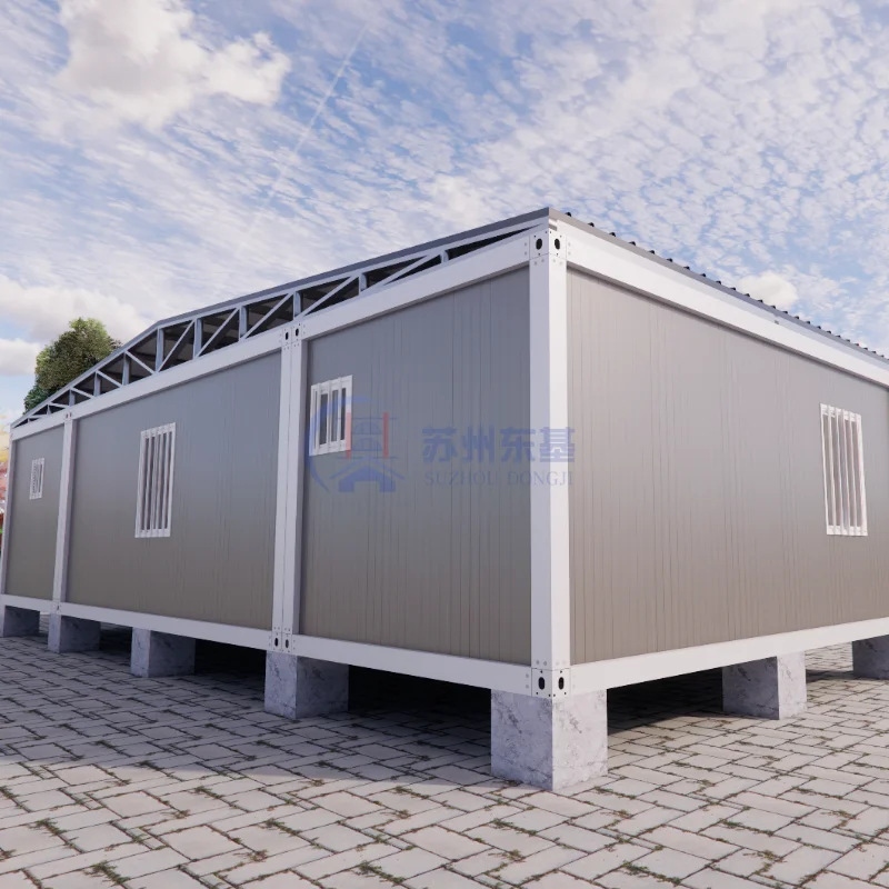 Biệt thự tiền chế sang trọng 3 phòng ngủ khung thép, tấm chống cháy, tùy chỉnh, container cách nhiệt cho gia đình, nhà lắp ráp nhanh, nhà ở