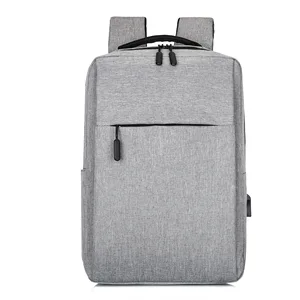 custom logo Simple Backpack Usb Charging Men's Computer Bag Large-capacity Casual Business Laptop Backpack