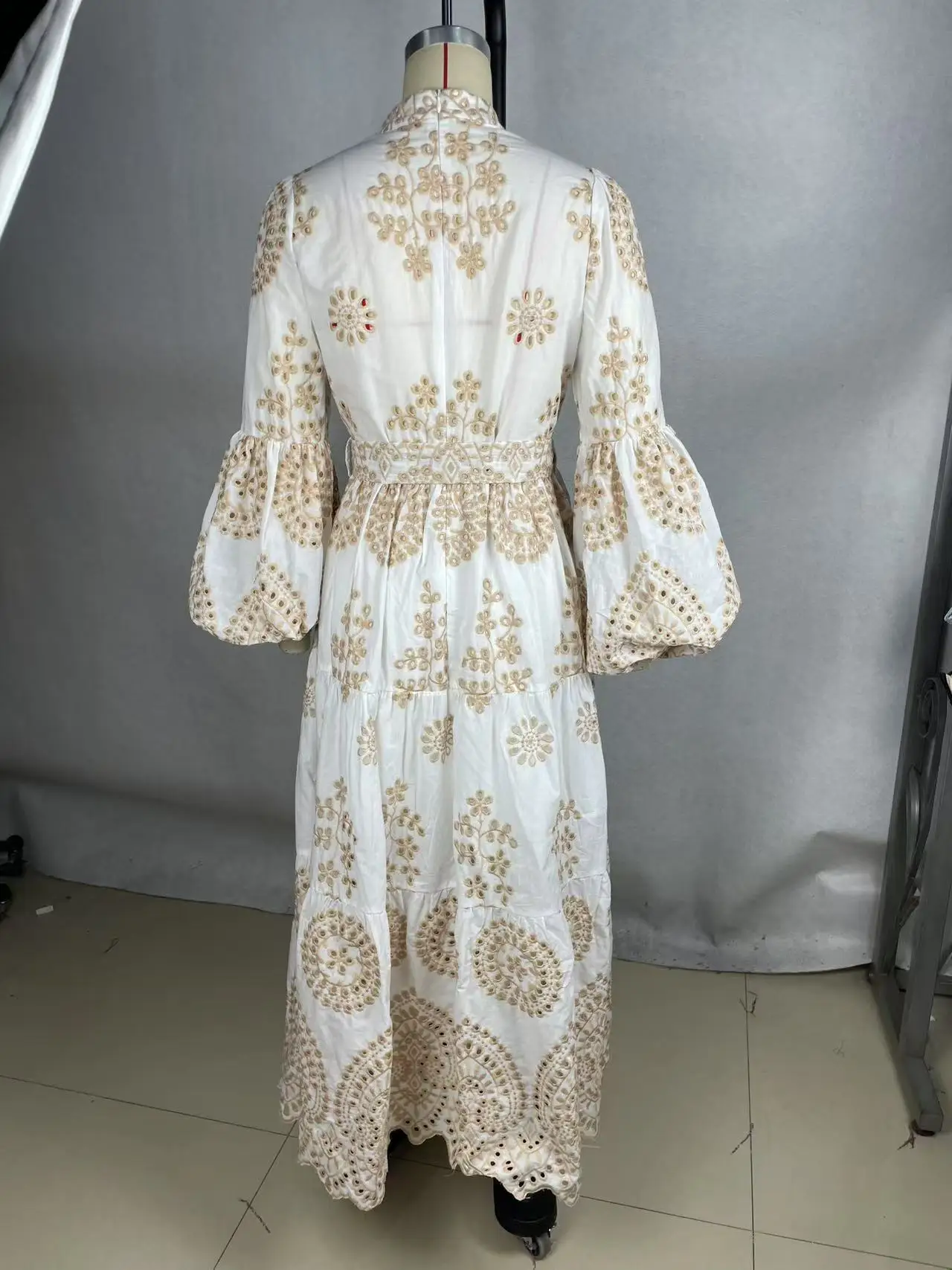 Ladies Embroidered Casual Dress - Image 2