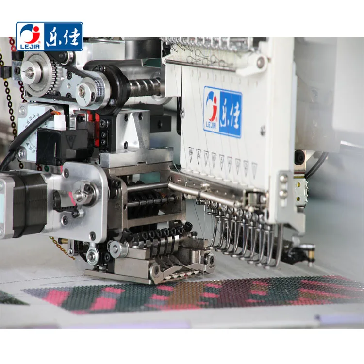 Lejia Sequins Computerized  High Speed Cheap Embroidery Machines