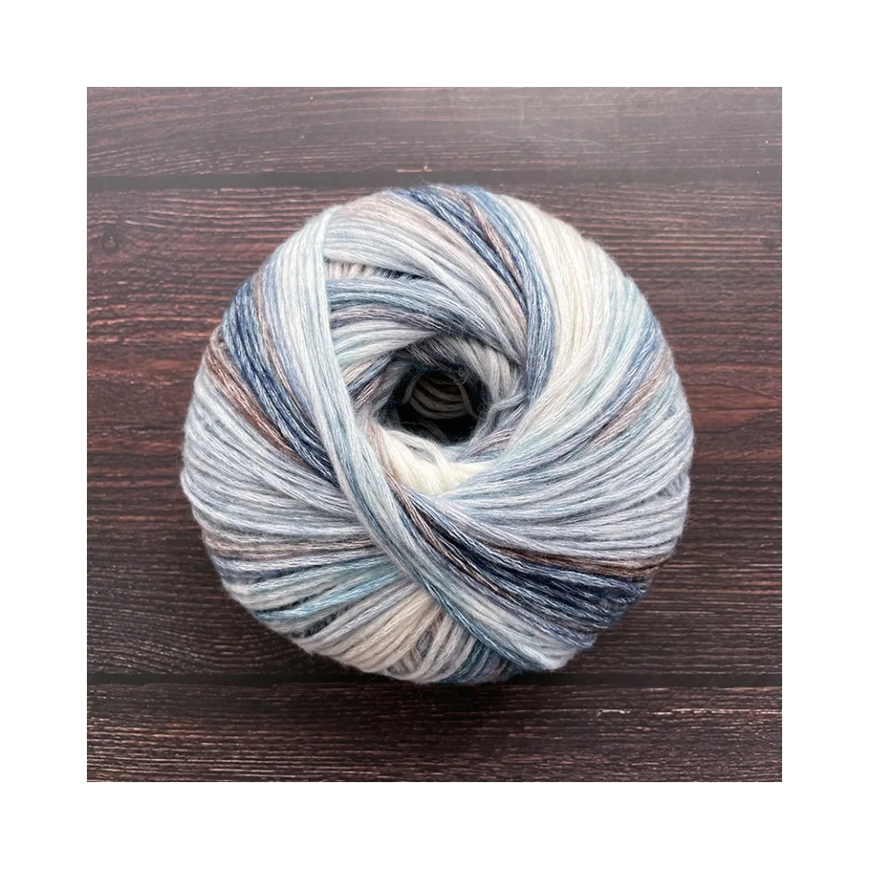 High Tenacity Design Handmade Gradient Colour Cake Yarn Soft Crochet Yarns