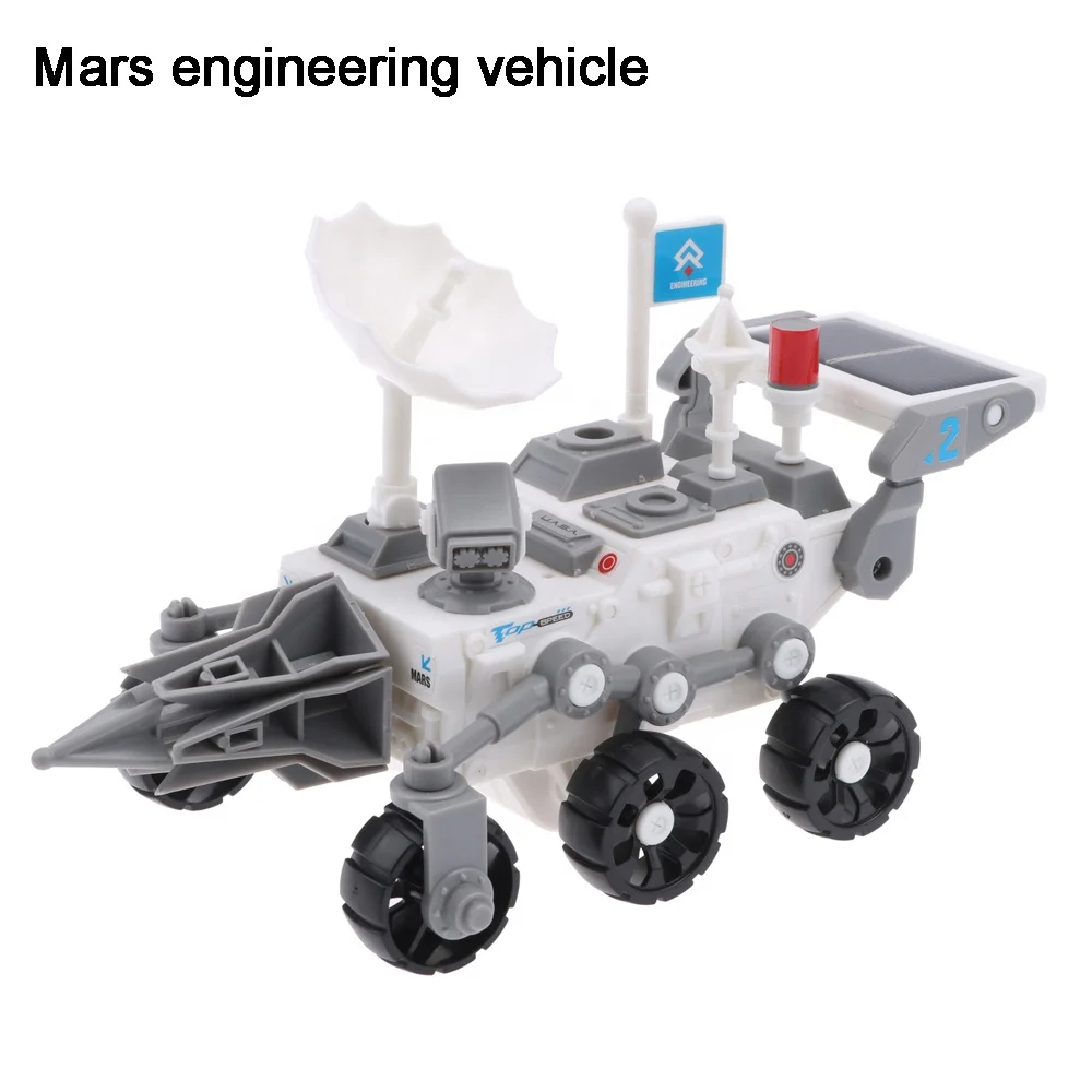 3 в 1 DIY на солнечных батареях игрушечный автомобиль исследования Марса